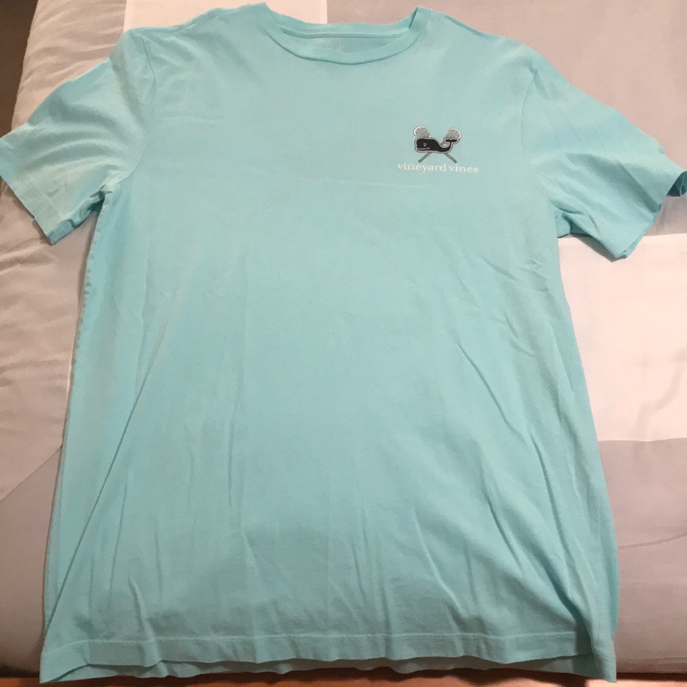 Men’s light blue lacrosse T-shirt